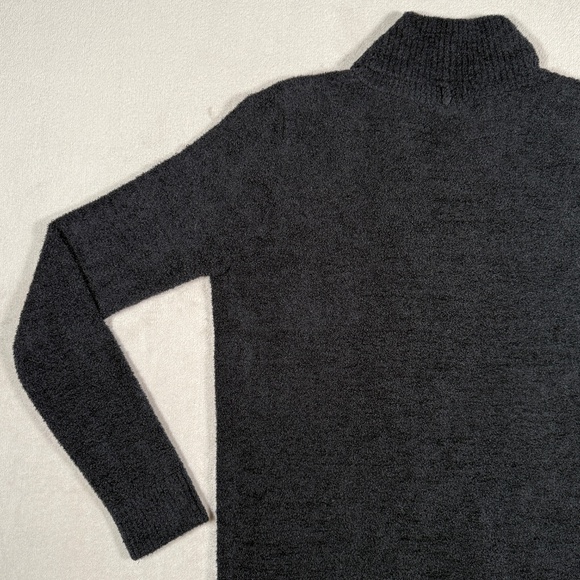 Barefoot Dreams Cardigan Womens Medium Black CozyChic Lite Open Front Loungewear - Picture 8 of 14